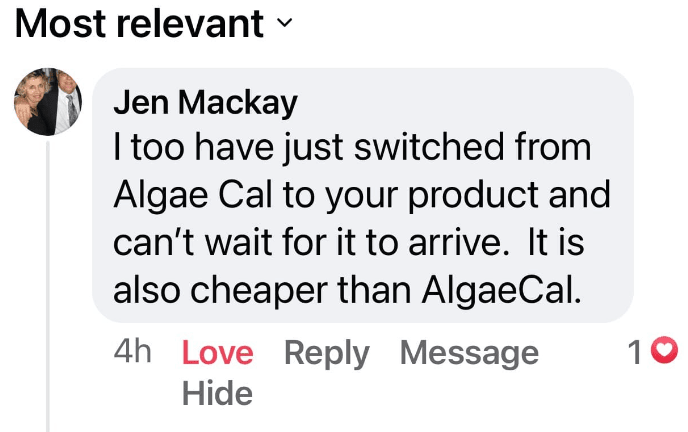 Natural Options - OsteoOrganical Results